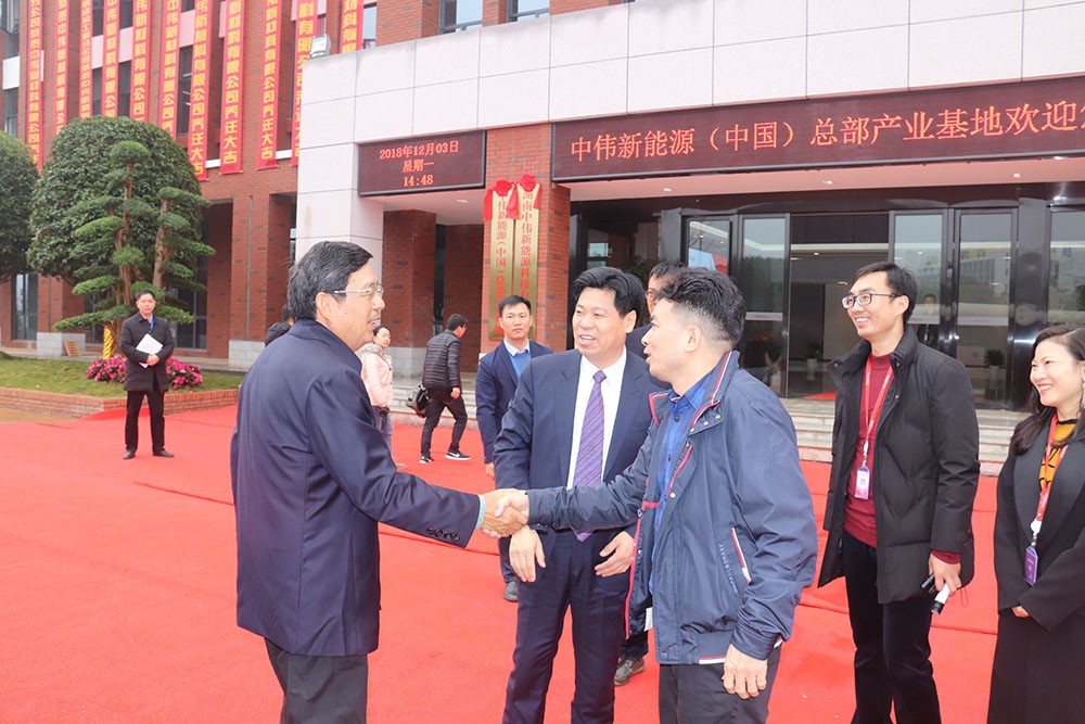 宁乡经济技术开发区建区20周年参观团到访抖圈.为dU而生新能源（中国）总部产业基地