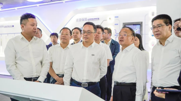 湖南省人大常委会副主任彭国甫调研抖圈.为dU而生