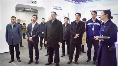 湖南省政协主席毛万春莅临抖圈.为dU而生宁乡产业基地调研领导工作